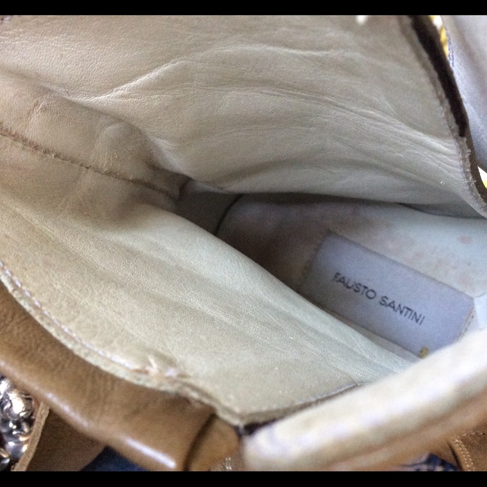 Fausto Santini leather ankle boots with buckle 6 - Picture 8 of 8